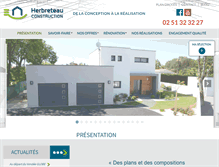 Tablet Screenshot of constructions-herbreteau.com